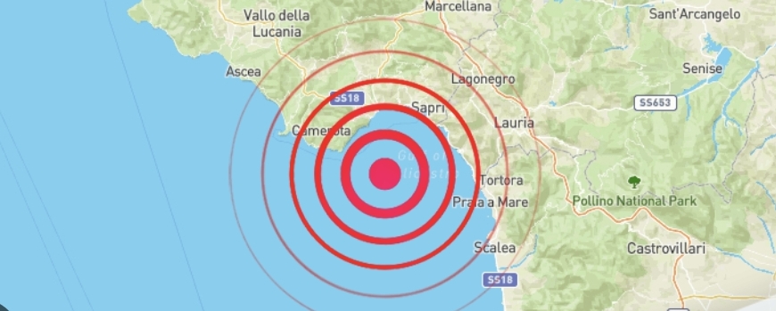 Una scossa di terremoto di magnitudo 3 è stata registrata alle ore 3 23