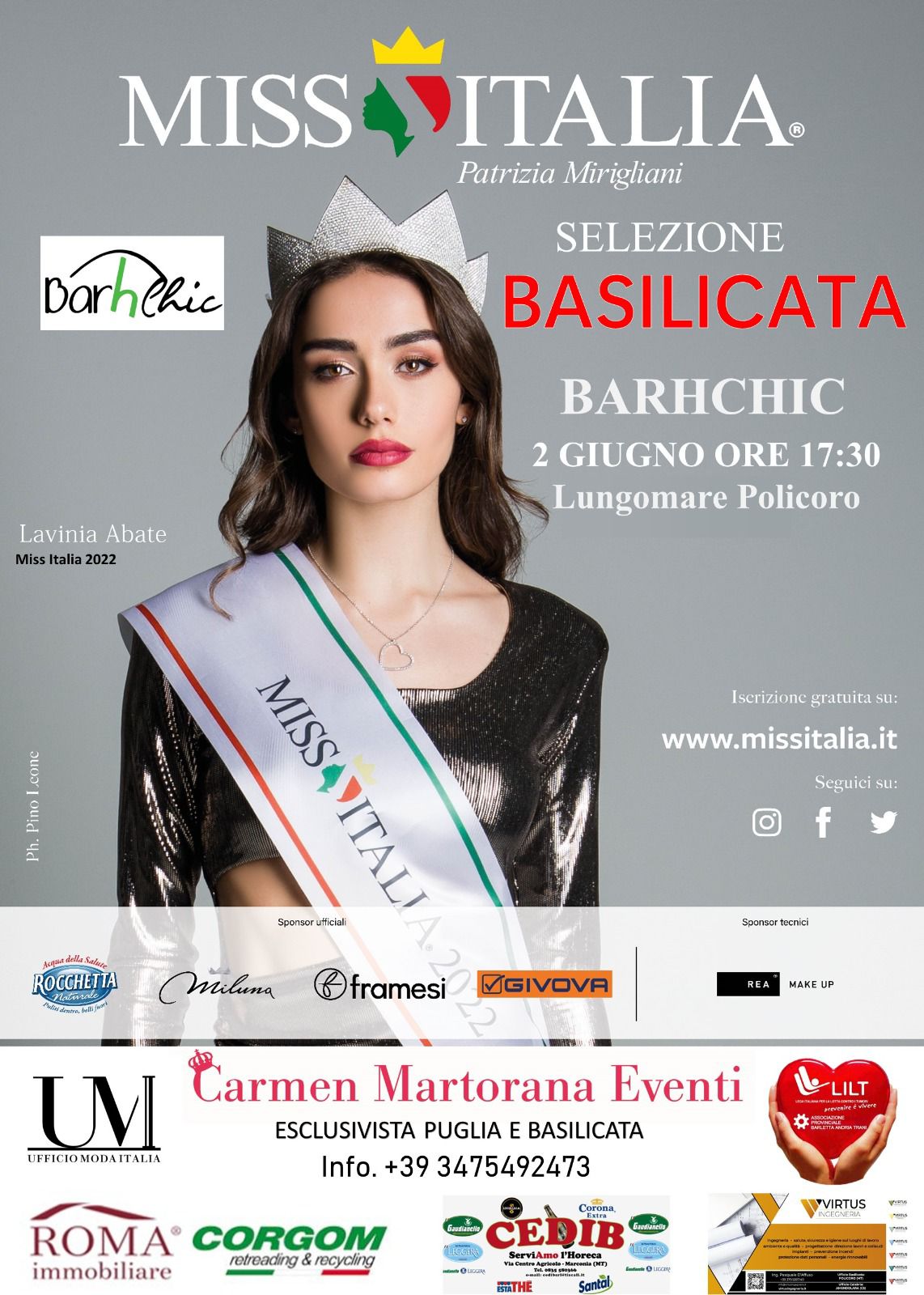 Miss Italia Basilicata, si comincia da Policoro Radio Senise Centrale